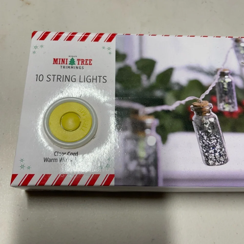 Mini Tree Silver String Lights